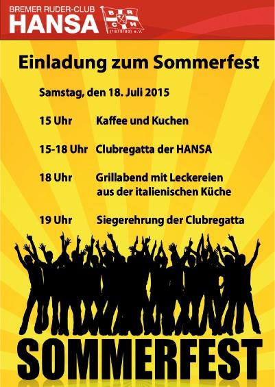 Clubregatta am Samstag, 18. Juli 2015