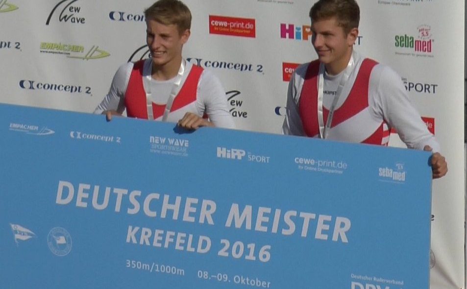 Deutscher Sprintmeister im Doppelzweier