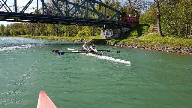 Training der A Junioren Janek und Til