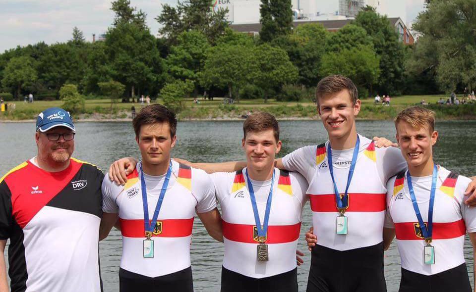 Til Hildebrandt ist auf der U-19 EM Vizemeister im 4x geworden!