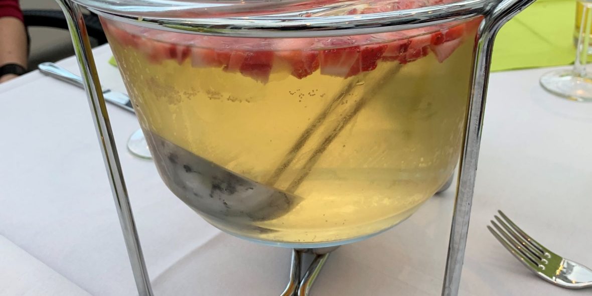 Maibowle der Damenabteilung