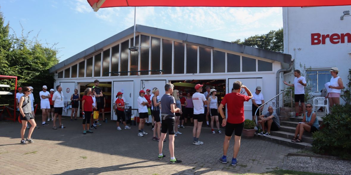 Rundum gelungen: Bratkartoffelfahrt 2020 – Sieben Boote auf dem Wasser