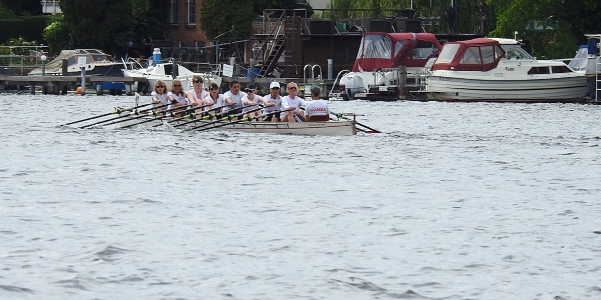 HANSA-Damen bei der 24. Achterregatta auf dem Müggelsee